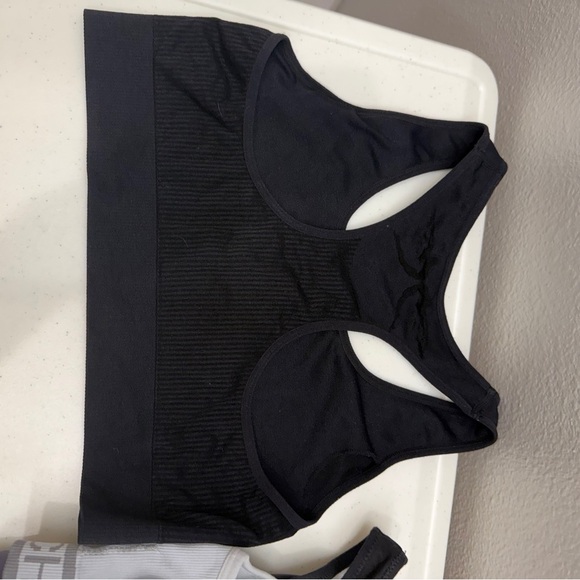 Bundle 4 Skechers Sports Bra Bundle M-XL Nike Gray Navy Black Sporty - Picture 2 of 11